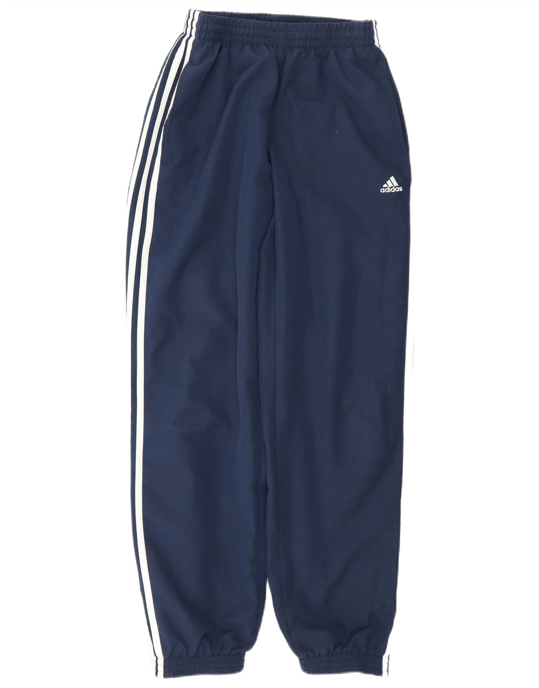 Adidas masculino climalite calças de treino joggers pequeno azul marinho poliéster