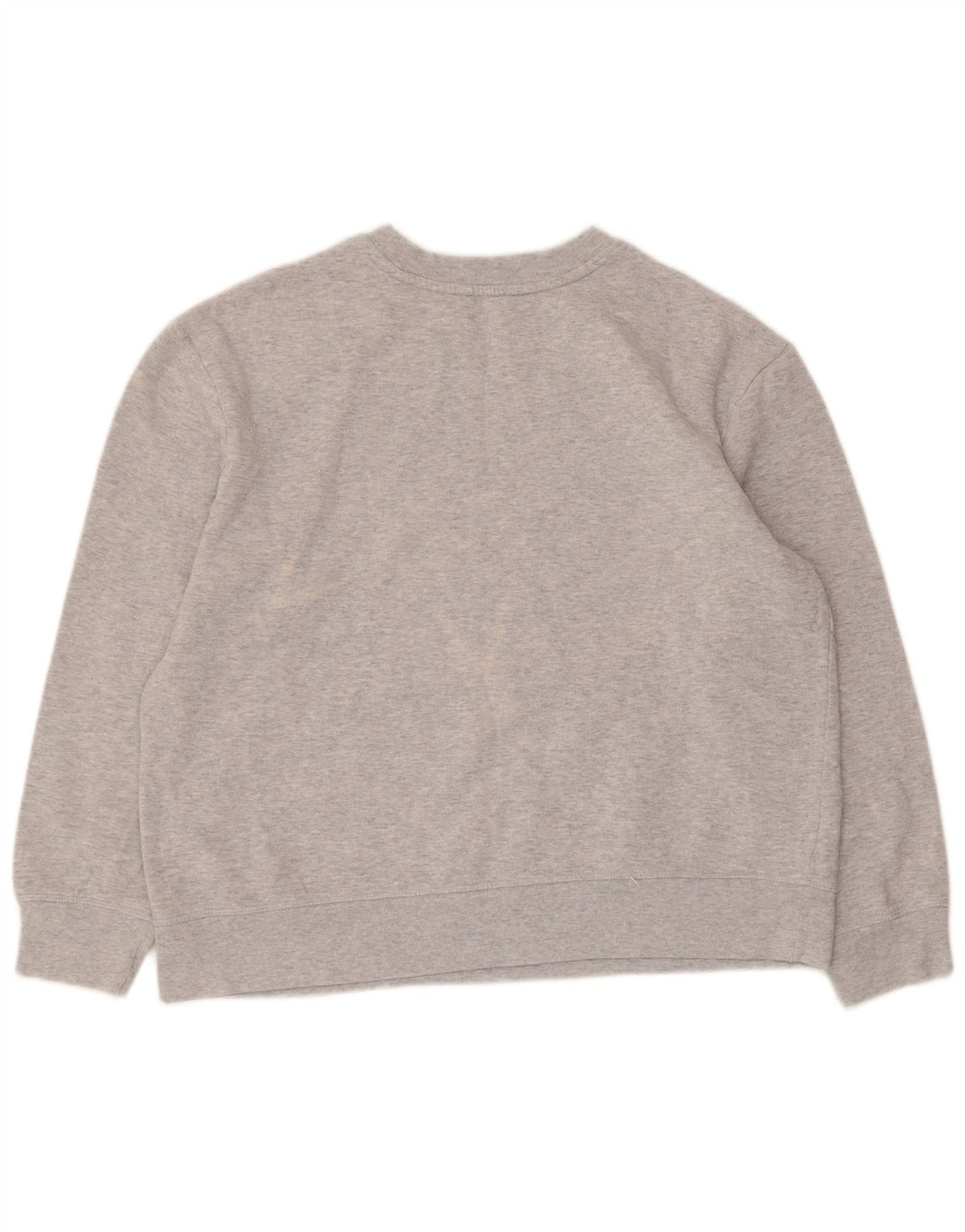 Suéter gráfico feminino Marks & Spencer Reino Unido 16 grande algodão cinza