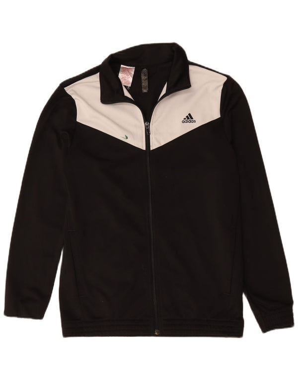 Jaqueta Adidas Meninos Treino Top 14-15 Anos Preto Colorblock Poliéster