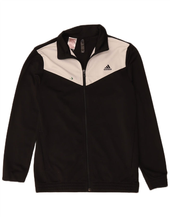 Jaqueta Adidas Meninos Treino Top 14-15 Anos Preto Colorblock Poliéster