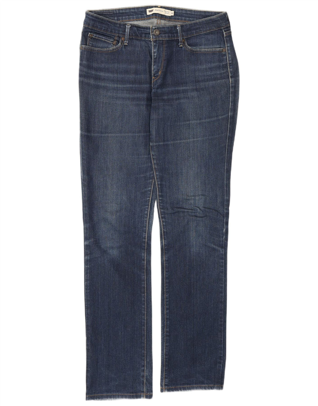 Calça jeans feminina Levi's Slight Curve Classic Rise Straight W30 L31 Azul Algodão