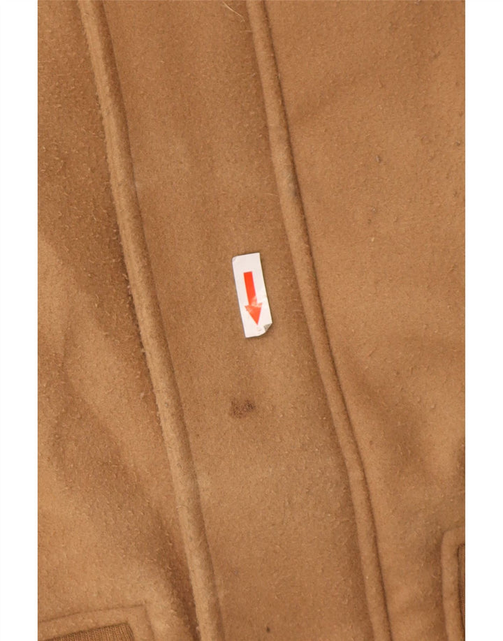Jaqueta bomber masculina Zara UK 38 poliéster marrom médio
