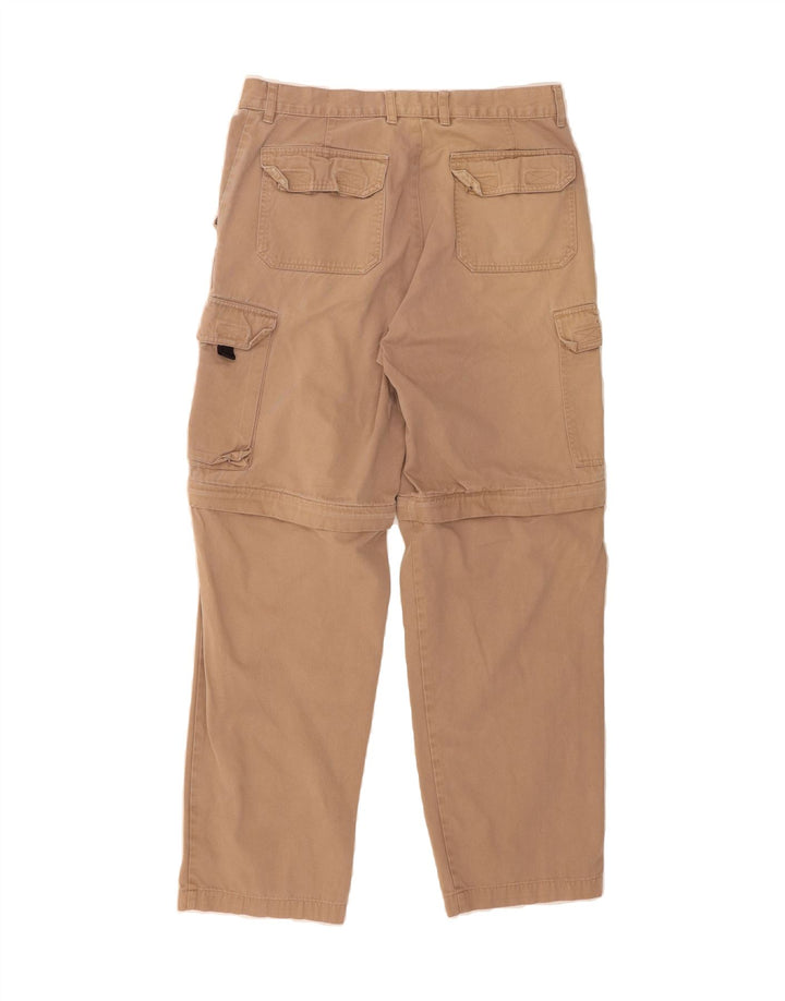 COTTON REPUBLIC Mens Straight Cargo Trousers W34 L30 Grey Cotton Vintage Cotton Republic and Second-Hand Cotton Republic from Messina Hembry 