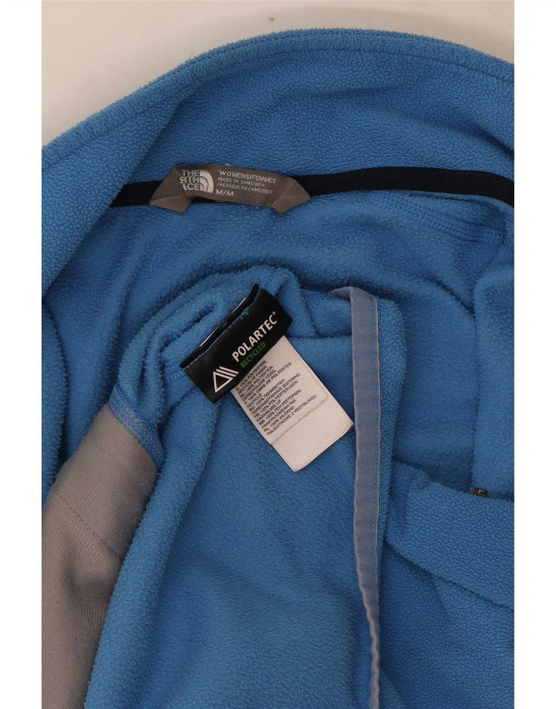 Jaqueta de lã feminina The North Face Polartec Liner UK 14 azul médio