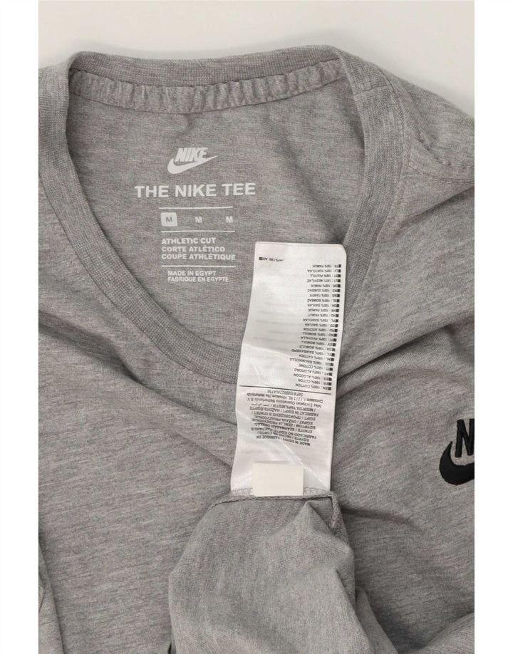 Camiseta masculina Nike Athletic Cut Top cinza médio algodão