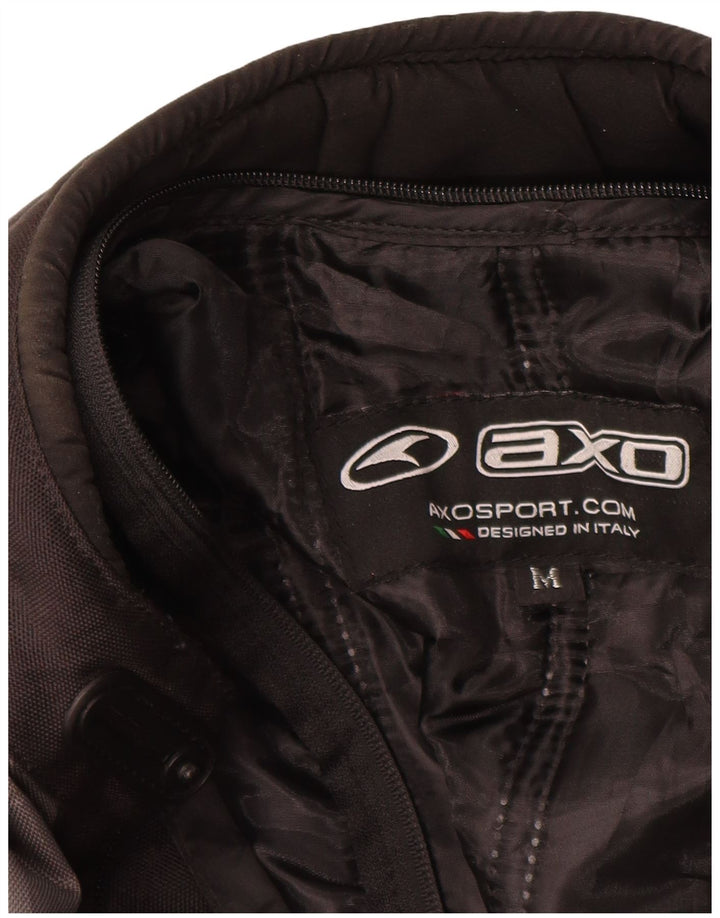 Jaqueta masculina AXO Motorstyle Racer UK 38 poliéster colorblock preto médio