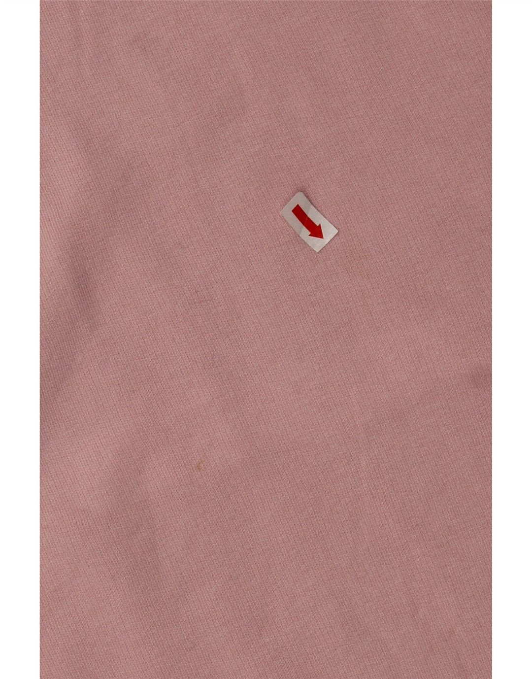 Suéter feminino com capuz grande Marks & Spencer UK 8 pequeno algodão rosa