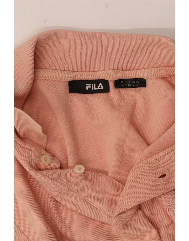 Camisa Polo Masculina Fila Pequena Rosa