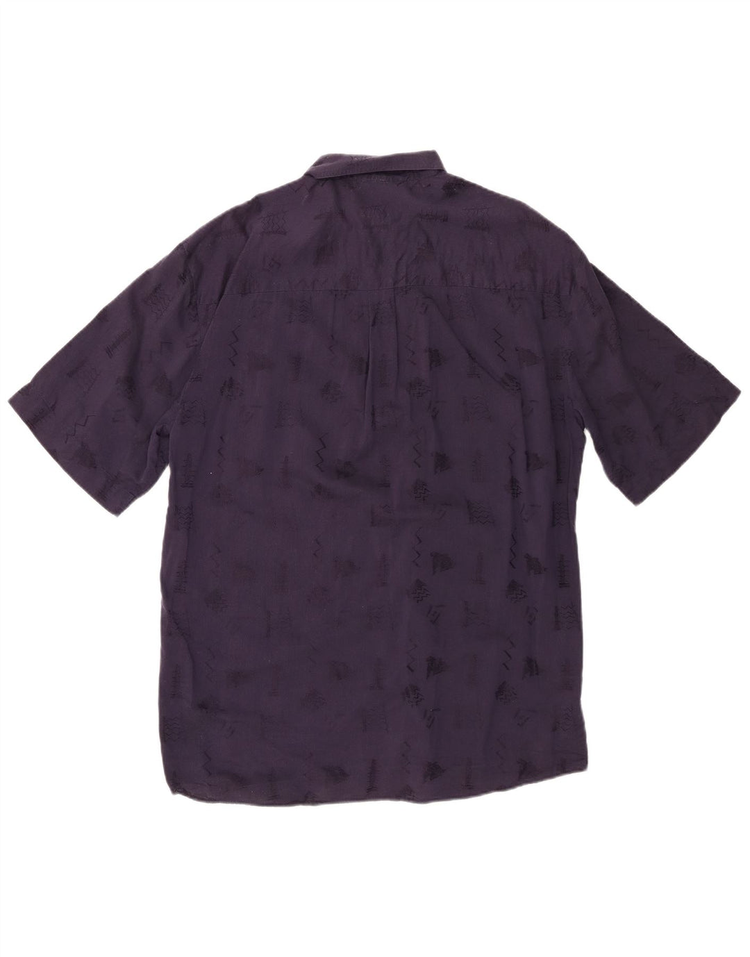 Camisa masculina Angelo Litrico tamanho 39 /40 15 1/2 médio azul marinho geométrico