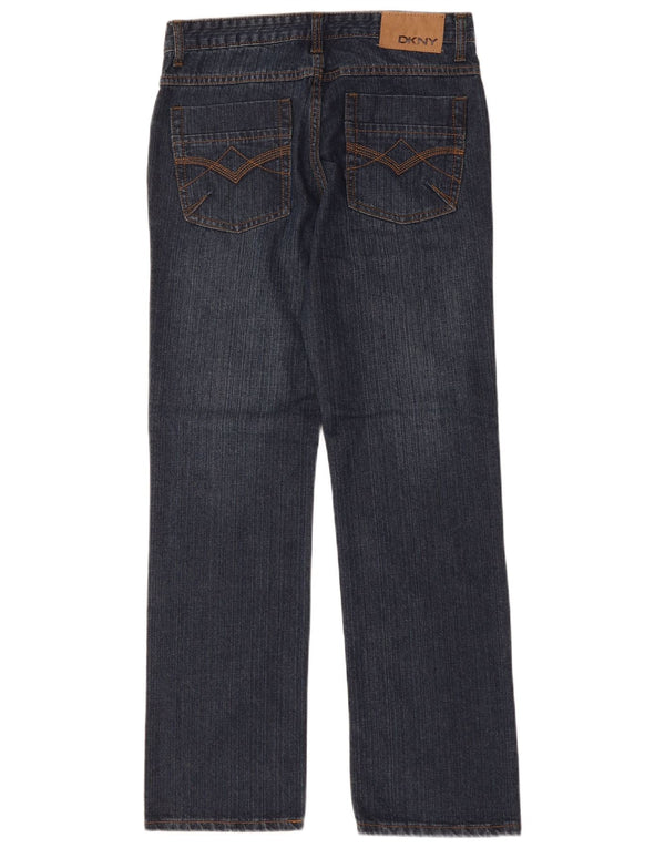 Dkny Boys Straight Jeans 15-16 Anos W32 L31 Azul Marinho Algodão