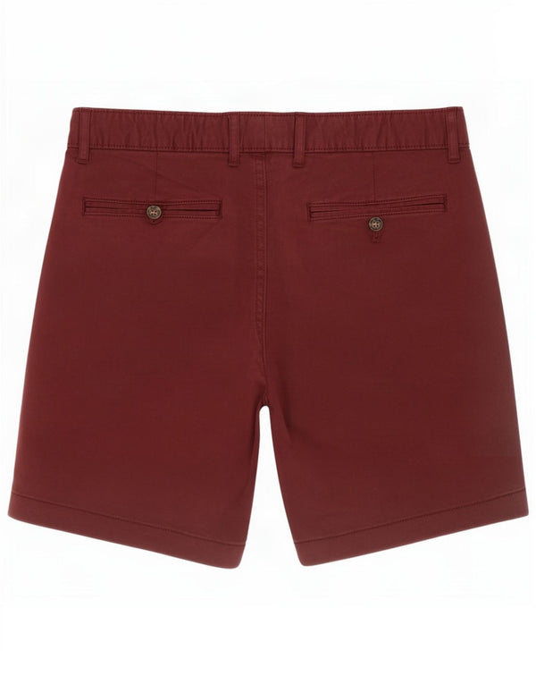 Shorts Chino Masculino White Stuff W34 Grande Algodão Borgonha