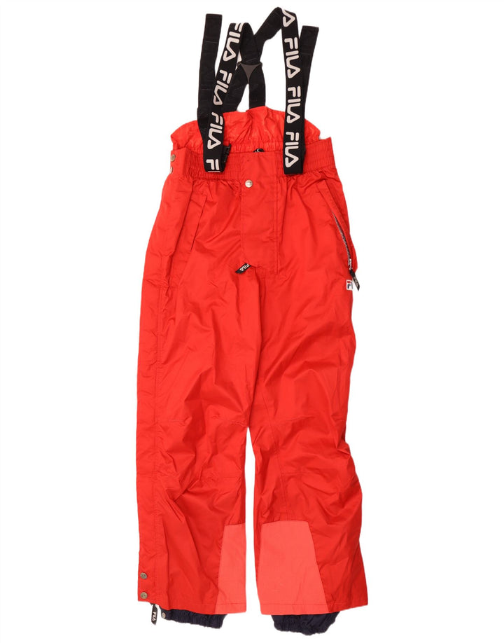 Conjunto de 2 peças Fila Mens Graphic Ski IT 48 Médio W30 L29 Vermelho Colorblock
