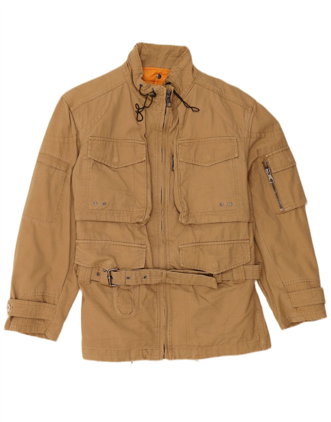 Jaqueta utilitária masculina NAVY COAT IT 48 bege médio