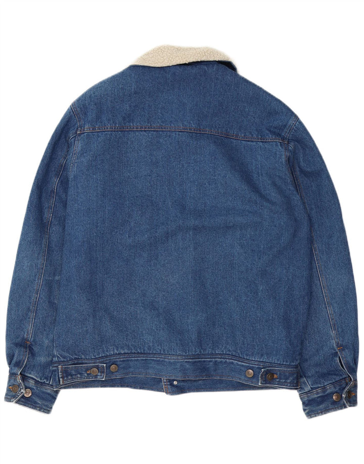 EXPLORER Jaqueta jeans masculina Sherpa IT 52 XL algodão azul