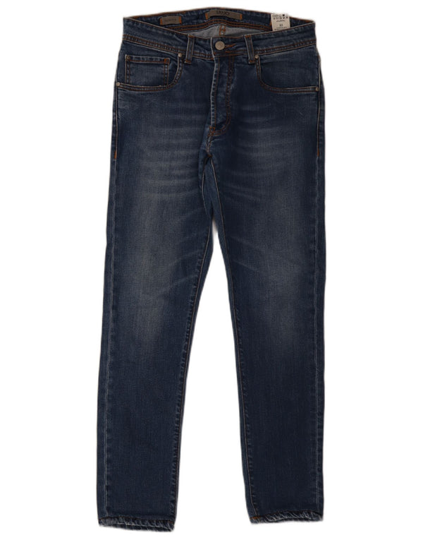 Liu Jo Masculino Franktop Slim Jeans W32 L28 Azul Algodão