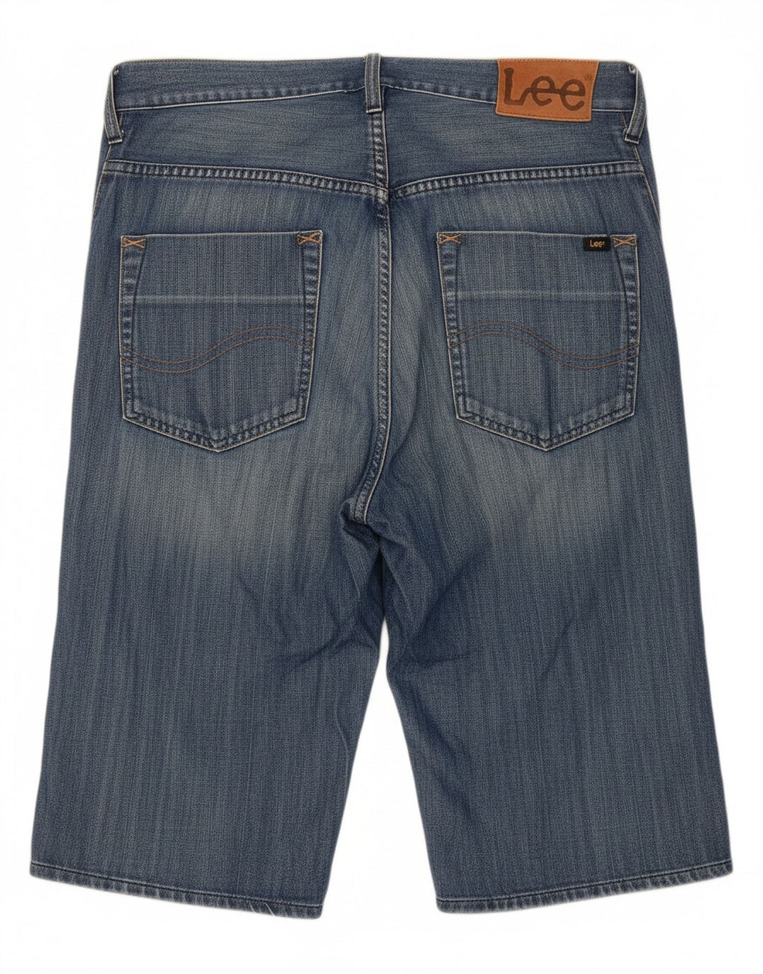 Bermuda jeans masculina LEE W28 algodão azul médio
