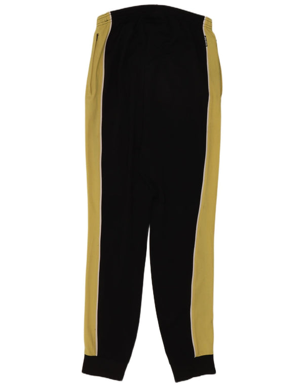 Calça de treino masculina Nike Joggers médio preto colorblock poliéster