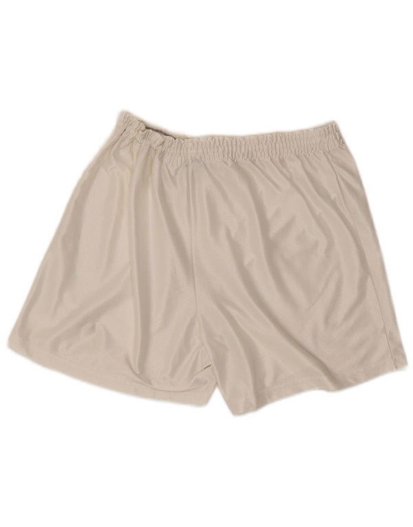 Shorts esportivos masculinos Nike UK 42/44 grande poliéster branco