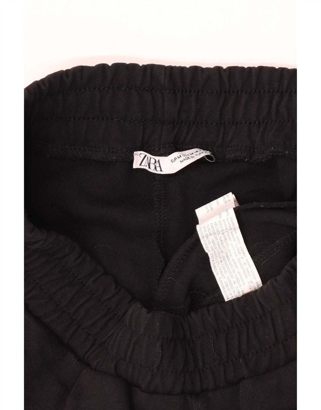 Zara Womens Casual Shorts UK 12 Médio W28 Algodão Preto