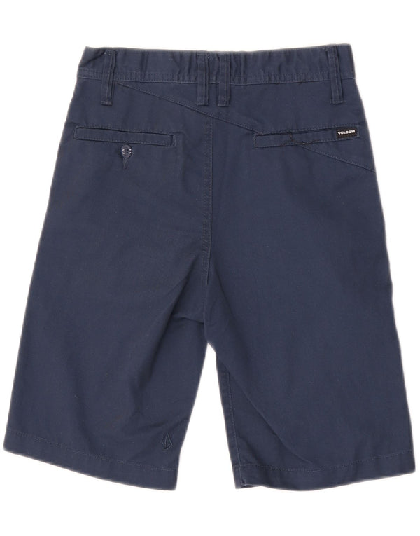 Shorts Chino Meninos Volcom 11-12 Anos W26 Azul Marinho Poliéster
