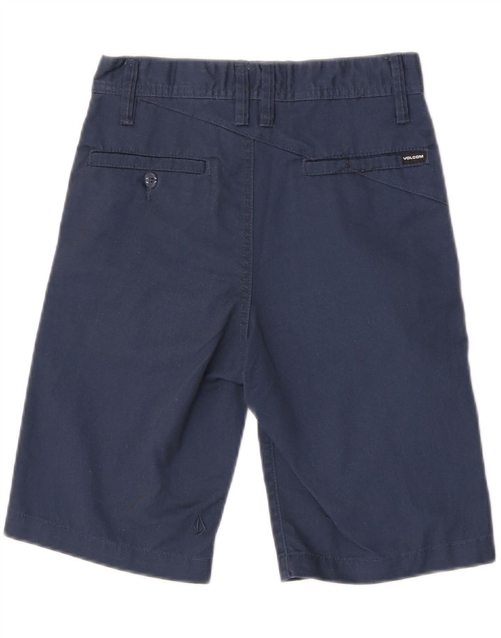 Shorts Chino Meninos Volcom 11-12 Anos W26 Azul Marinho Poliéster