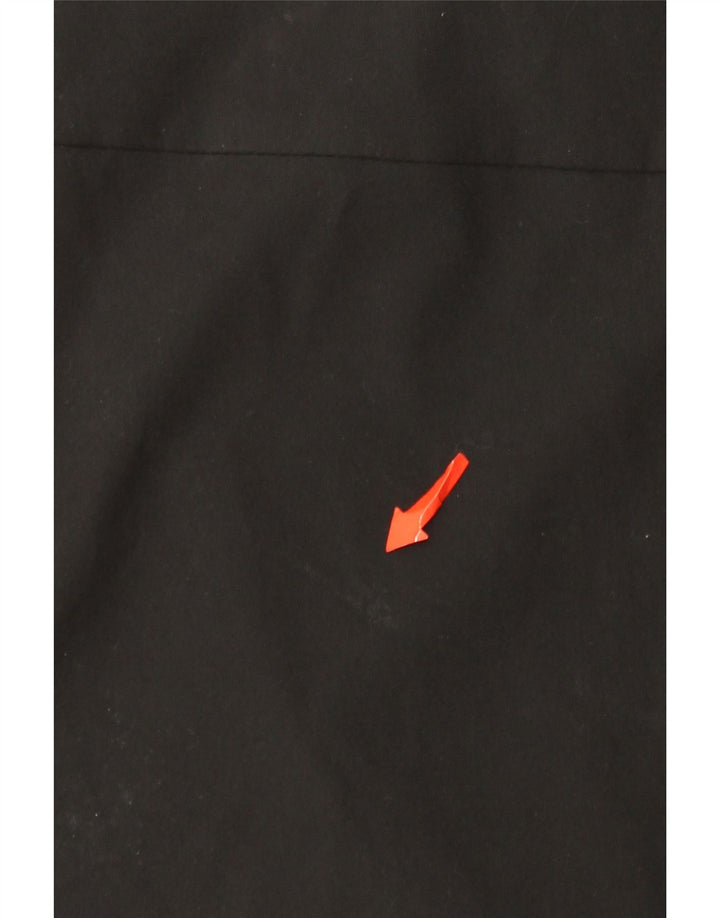 Saia reta feminina Benetton IT 46 grande W32 poliéster preto