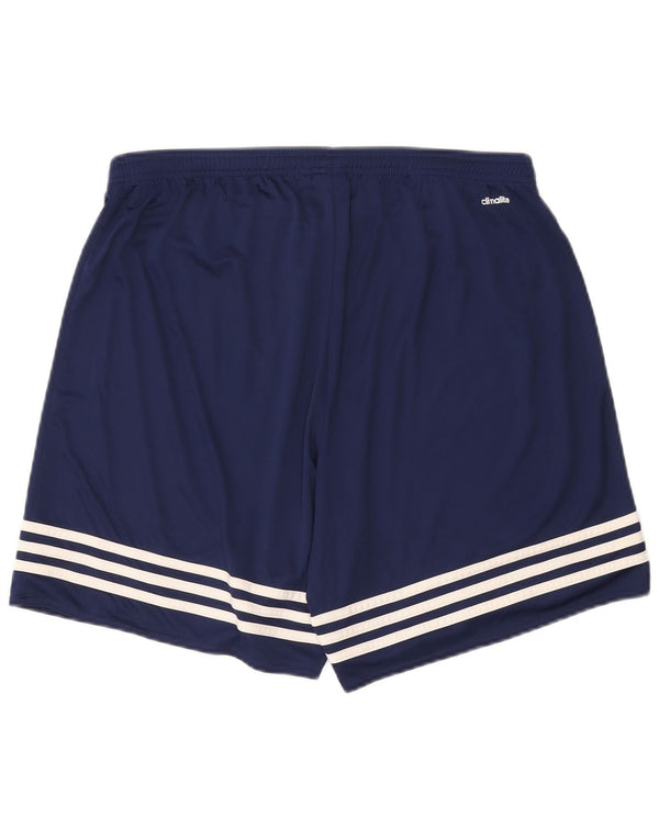Adidas Mens Climalite Sport Shorts XL Navy Blue Polyester