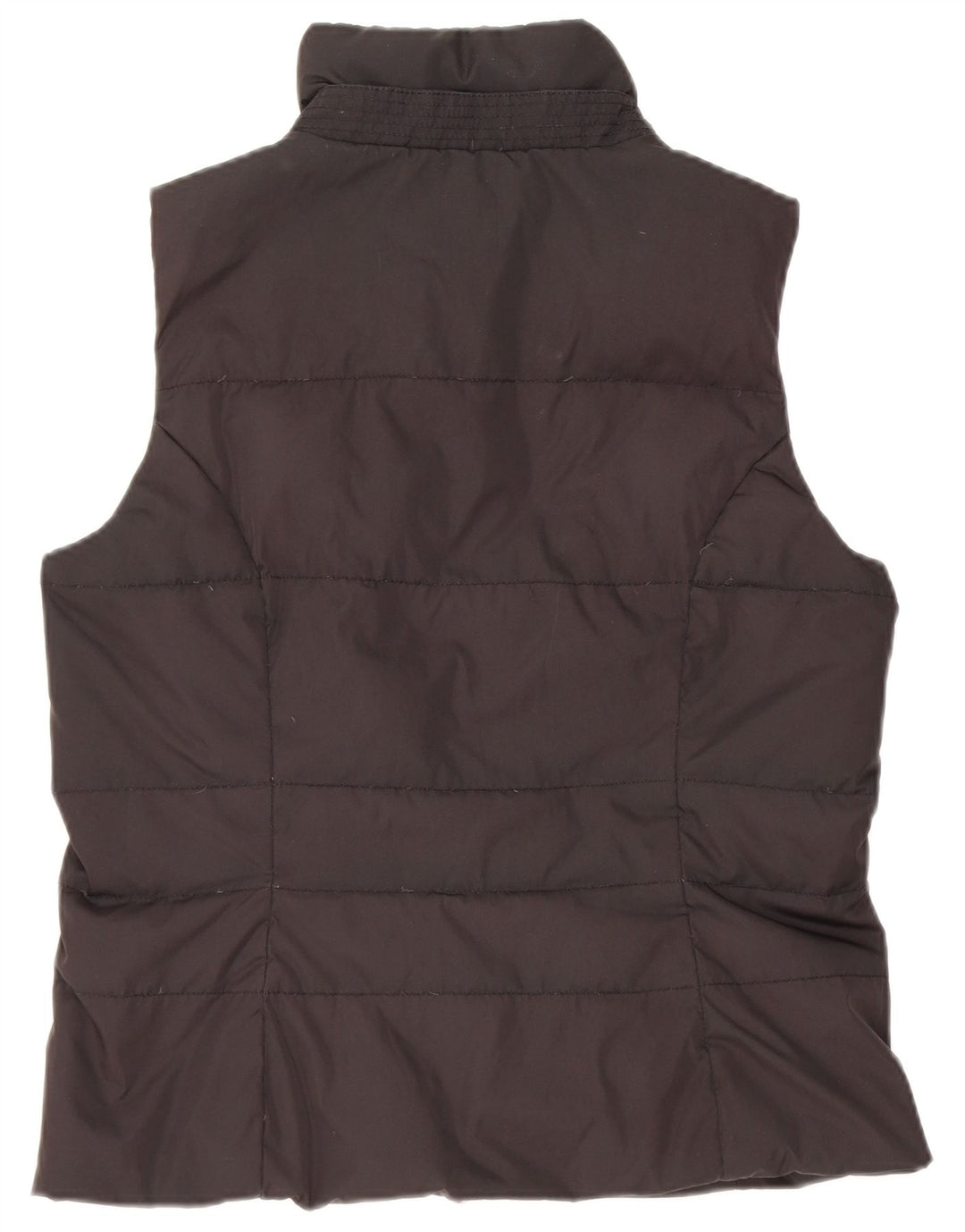 Colete acolchoado feminino Tommy Hilfiger UK 14 grande poliéster preto