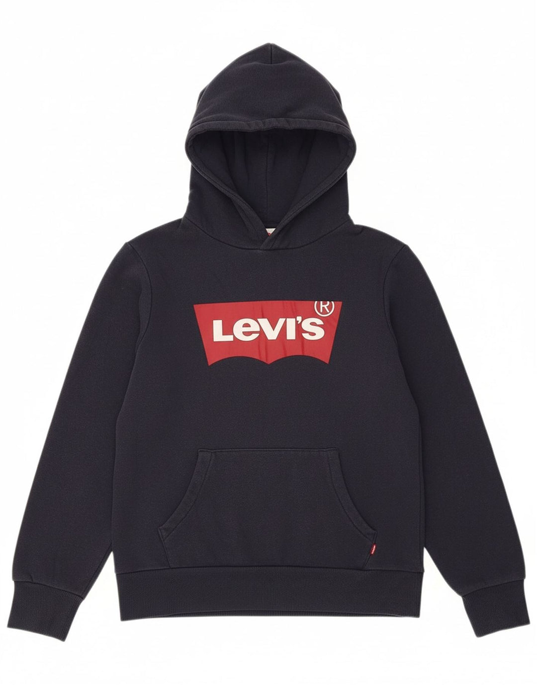 Suéter com capuz gráfico LEVI'S Boys 11-12 anos azul marinho algodão