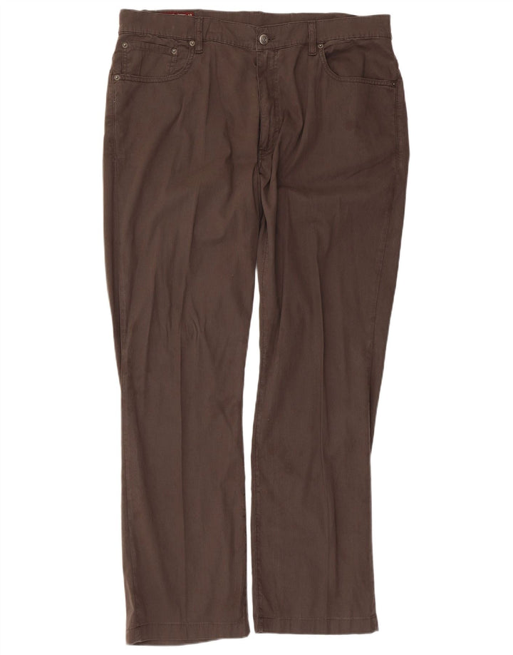 Marlboro Classics Masculino Calça Casual Reta W38 L30 Marrom