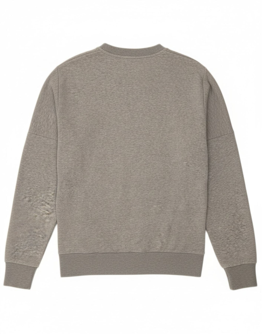 ADIDAS Mens Graphic Sweatshirt Jumper Pequeno Algodão Cinza