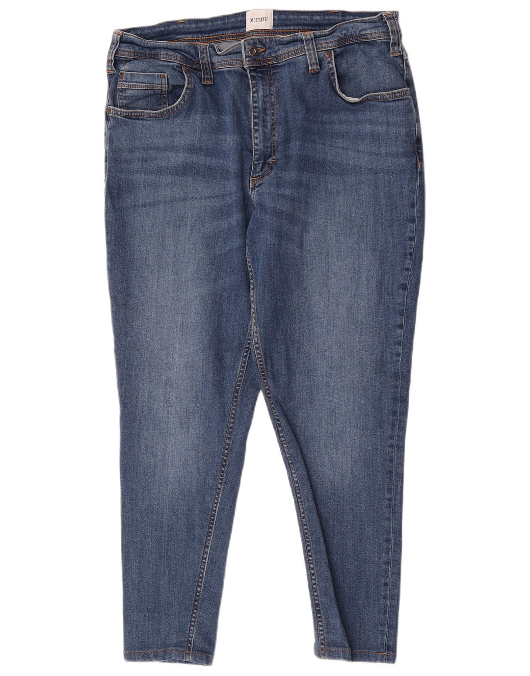 Calça jeans masculina Mustang W38 L27 azul algodão