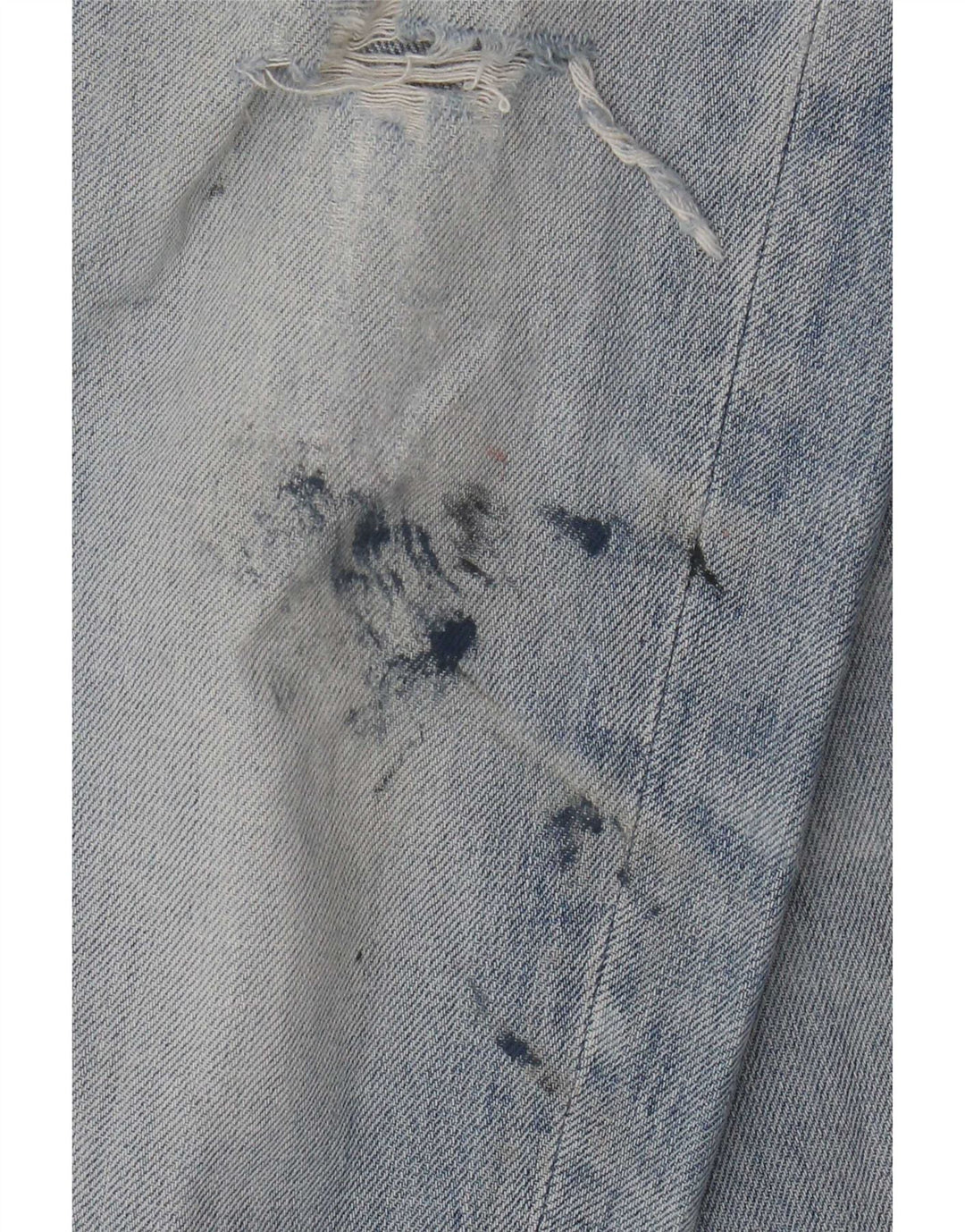 Superdry Mens Distressed Loose Jeans W30 L30 Azul Algodão