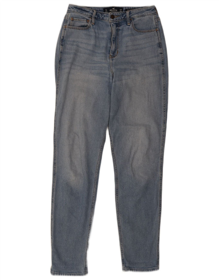 Hollister Jeans feminino slim US 7 médio W28 L29 algodão azul