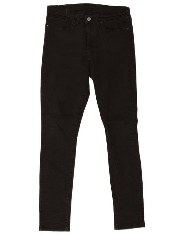 Jeans skinny feminino Levi's W30 L32 algodão preto