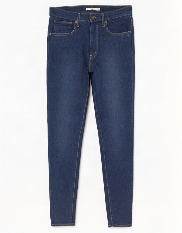 Calça jeans feminina Levi's Mile High Super Skinny W30 L30 azul algodão
