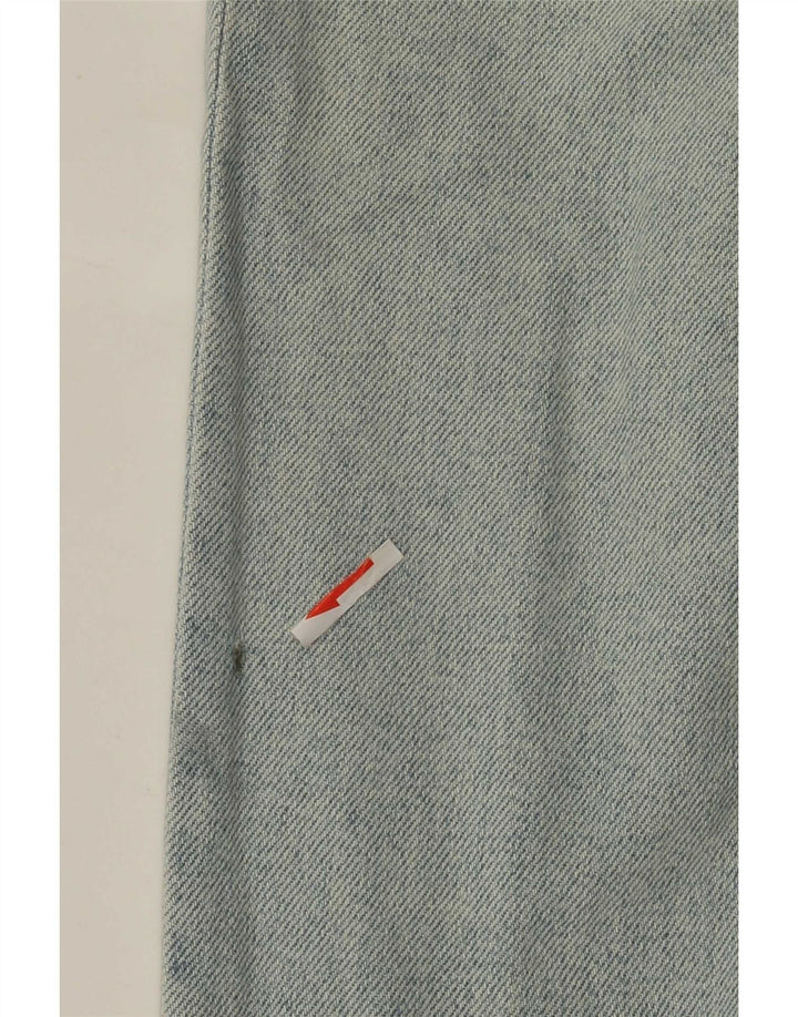 Jeans recortados femininos Topshop W34 L24 algodão azul