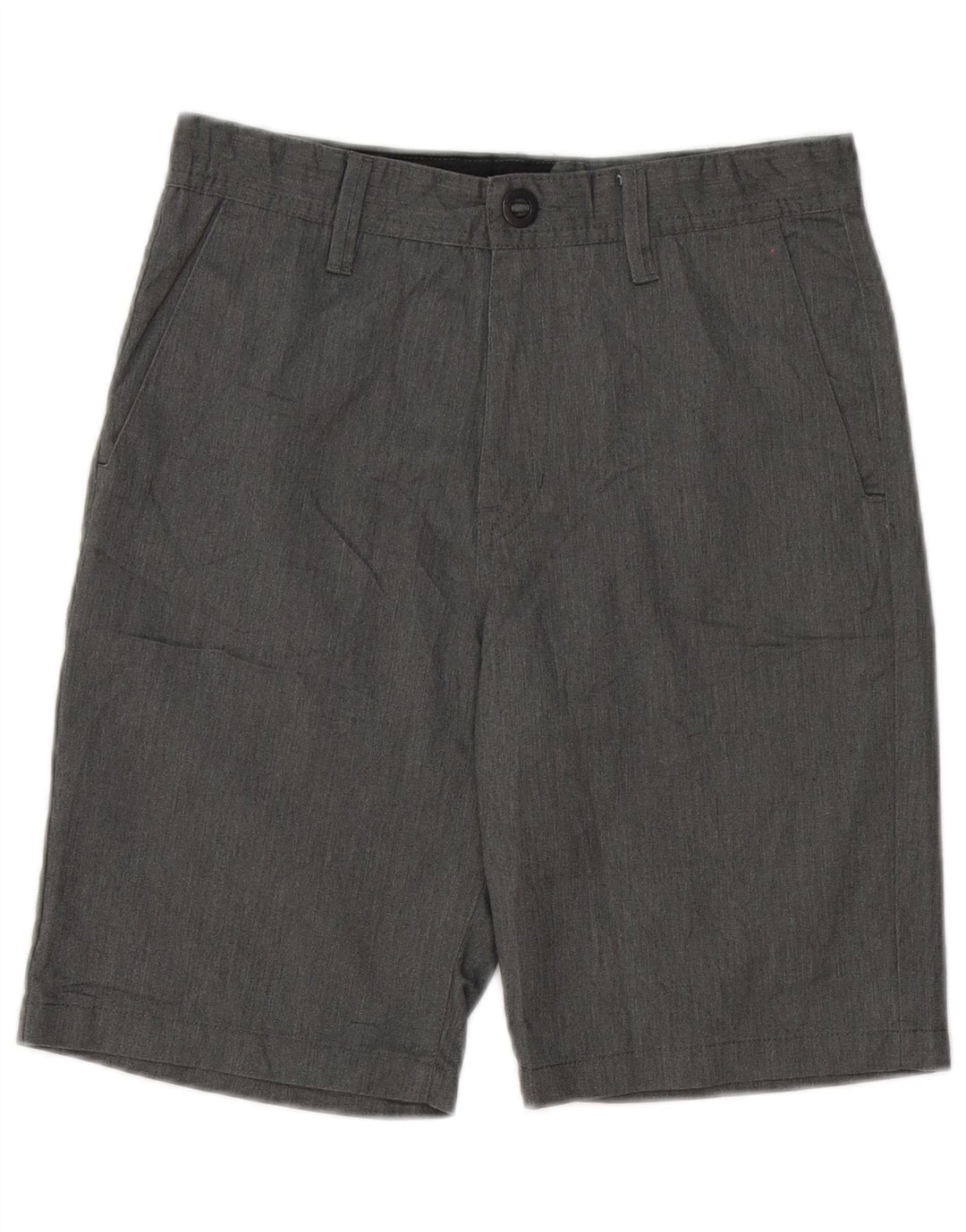 Shorts Chino Meninos Volcom 15-16 Anos W28 Cinza Poliéster