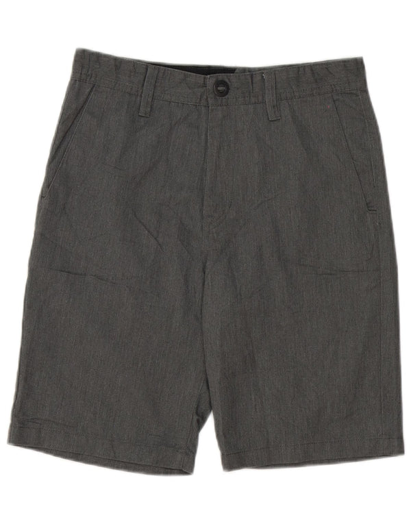 Shorts Chino Meninos Volcom 15-16 Anos W28 Cinza Poliéster