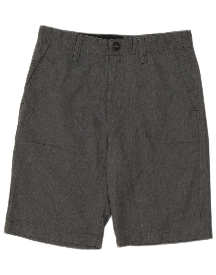Shorts Chino Meninos Volcom 15-16 Anos W28 Cinza Poliéster