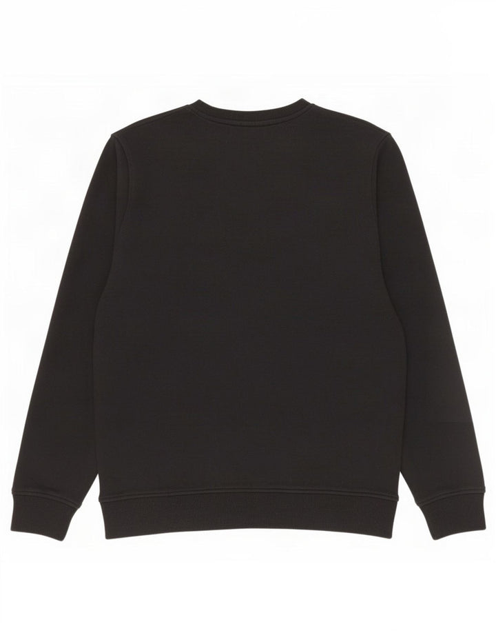 Kappa moletom gráfico masculino jumper pequeno algodão preto