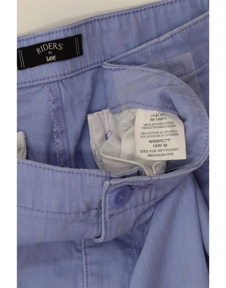 LEE Womens Riders Bermuda Shorts US 18 2XL W38  Blue Cotton Vintage Lee and Second-Hand Lee from Messina Hembry 