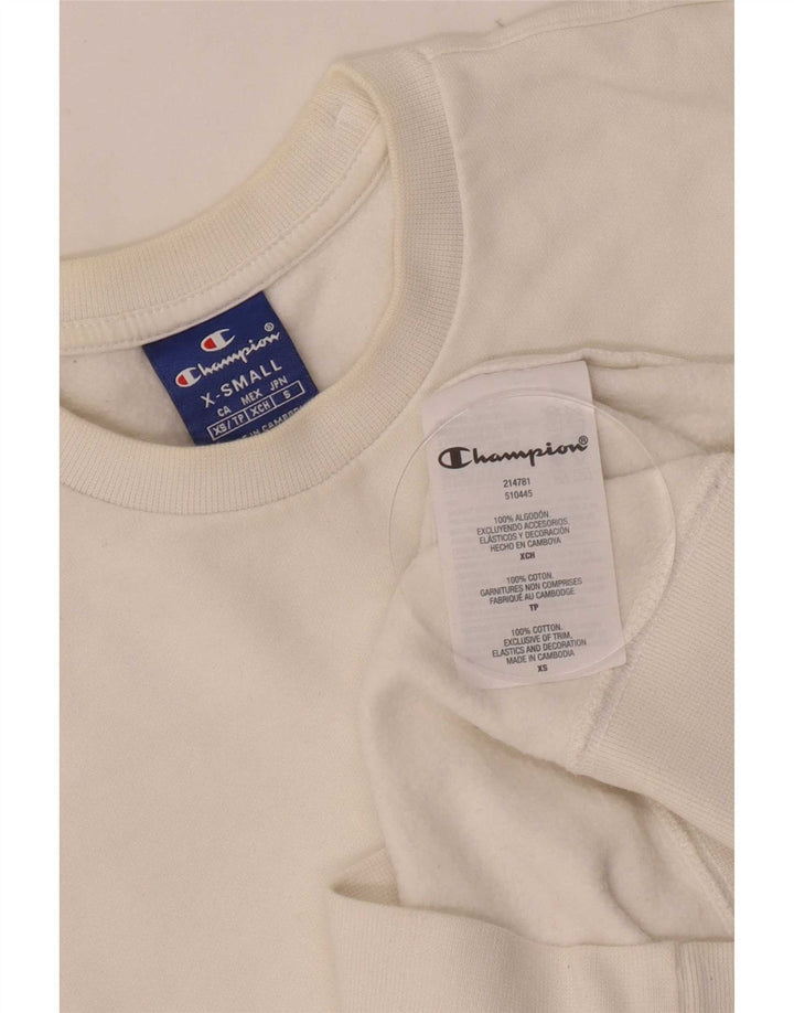 Champion moletom masculino jumper XS algodão branco