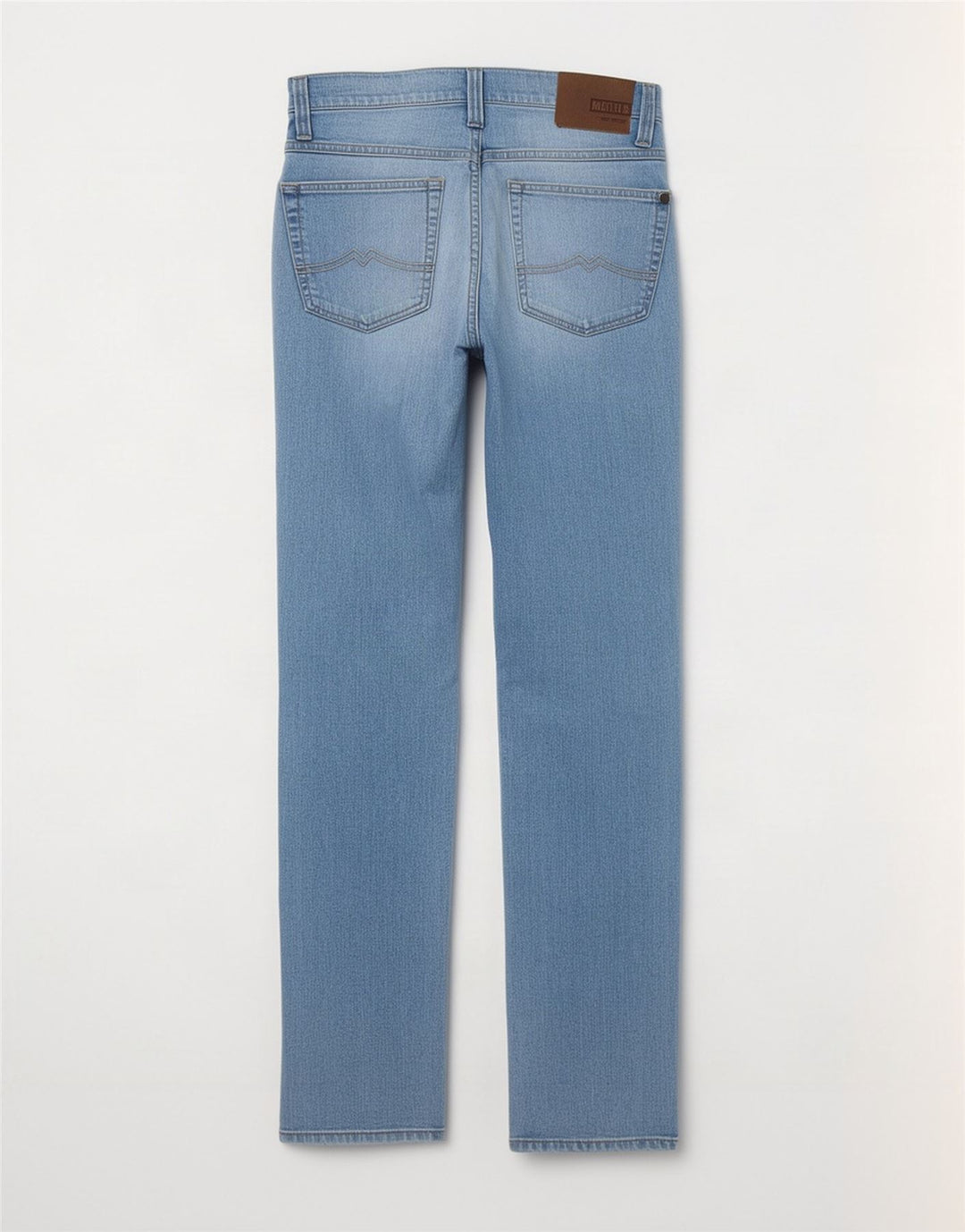 Mustang Mens Tramper Straight Jeans W33 L34 Azul Algodão