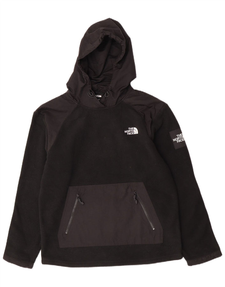 Suéter de lã com capuz masculino The North Face médio preto poliéster