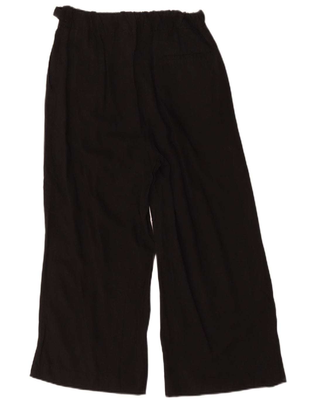 Calça feminina Oasis com perna larga W26 L21 preta