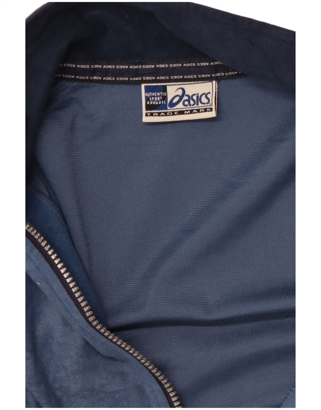 ASICS Mens Velvet Tracksuit Top Jacket XL azul marinho Colourblock