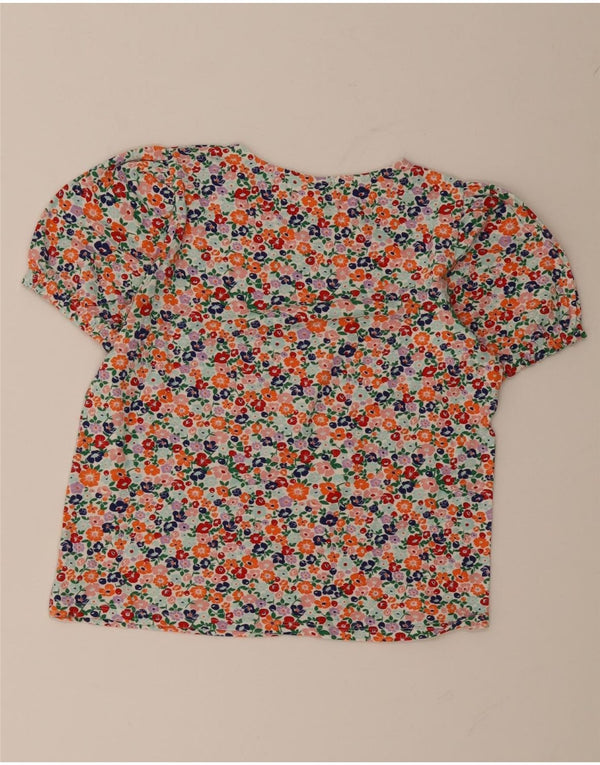ZARA Camiseta Meninas 11-12 Anos Multicolorido Floral