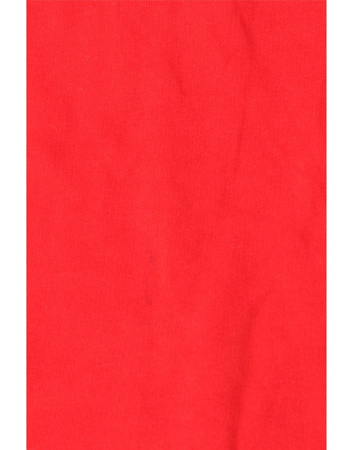 Suéter masculino Think Pink com zíper e gola grande vermelho