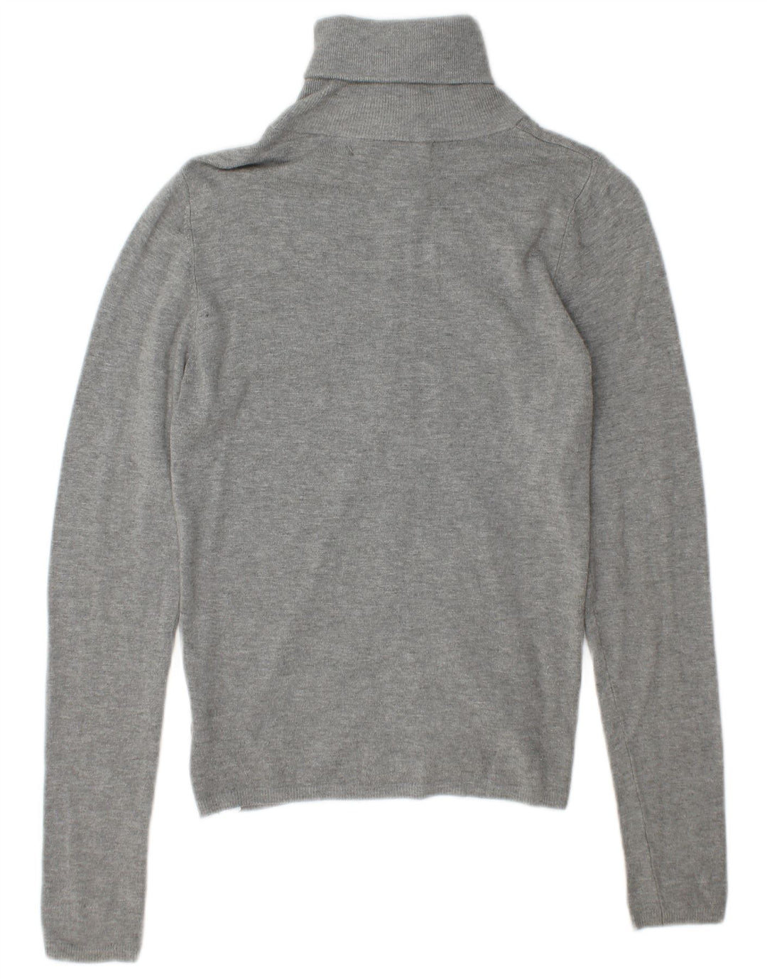 Suéter cardigã feminino Zara Reino Unido 12 rayon cinza médio